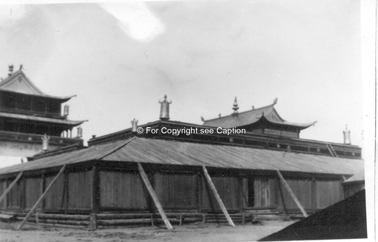 Janraiseg temple and Idgaachoinzinlin datsan. Film Archives K-24235